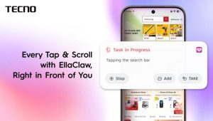TECNO unveils EllaClaw agentic AI assistant in beta