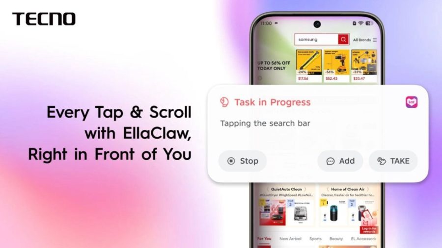 TECNO unveils EllaClaw agentic AI assistant in beta