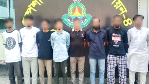 8 arrested with firearm, ammunition in Pallabi ‘Four Star’ gang raid