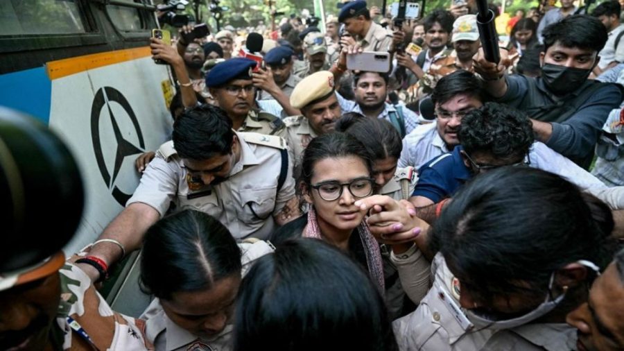 Opposition parties protest in Delhi over voter list changes