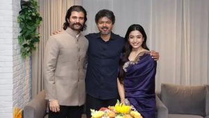 Rashmika, Vijay meet Tamil Nadu CM Vijay ahead of Ranabaali