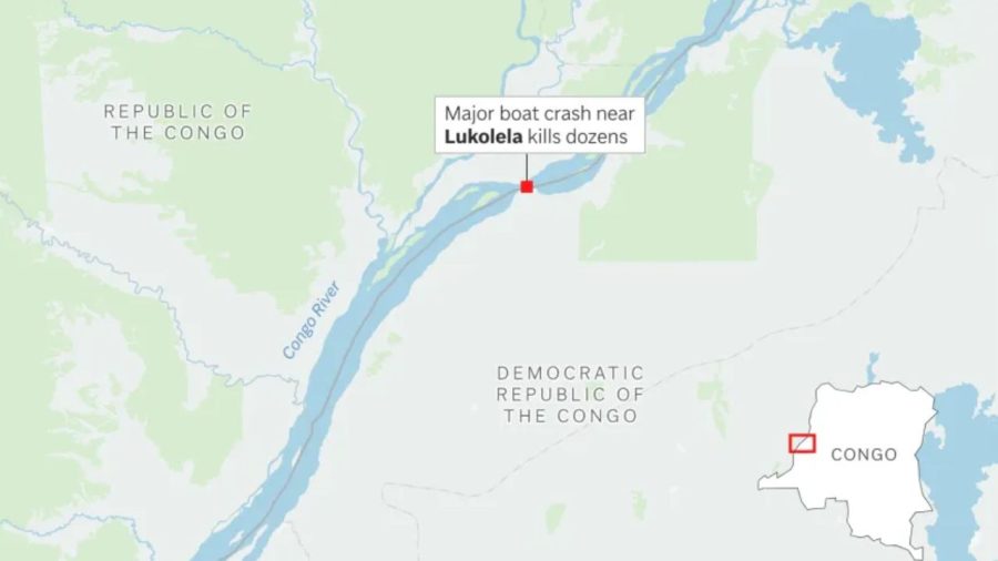 Boat collision on Congo River killed at least 30
