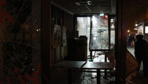 Paris stores targeted amid violent protests