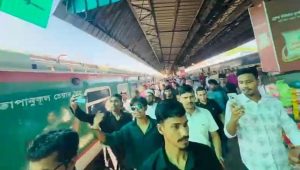 Engine shortage delays Paharika Express, passengers stage protest
