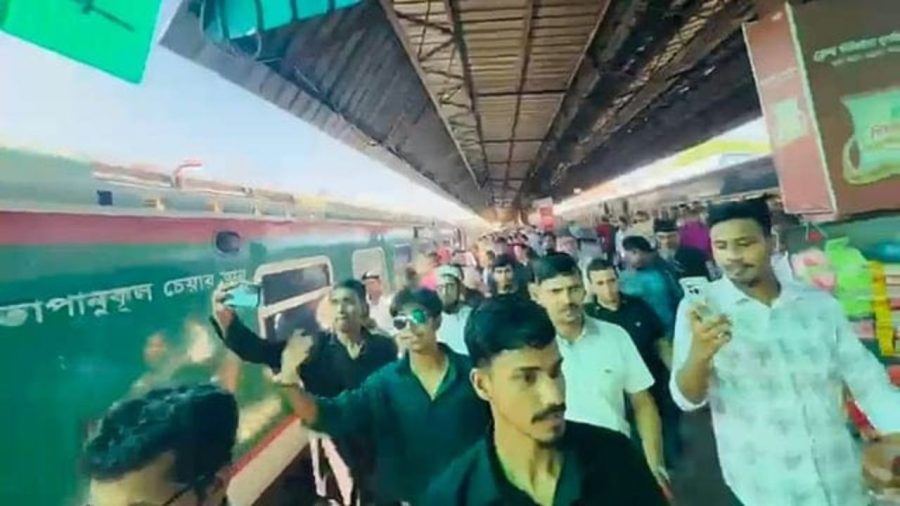 Engine shortage delays Paharika Express, passengers stage protest