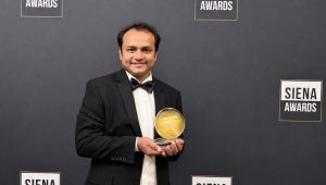 Pinu Rahman honoured in two categories at Siena Awards
