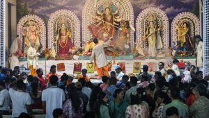 Festivities give way to farewell as Durga Puja ends