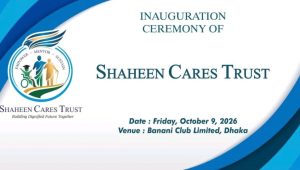 Shaheen Cares Trust begins journey with vision ‘Building Dignified Futures, Together’
