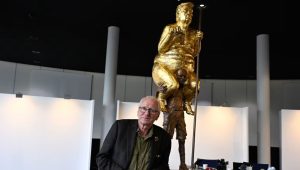 The Orange Plague: Naked gold Trump statue unveiled in France