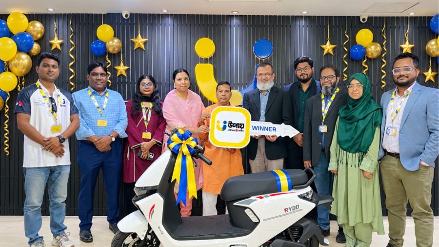 upay awards e-bike to top agent in September campaign